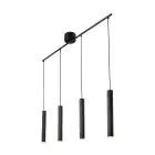 Nordlux Vico Pendelleuchte Metall Schwarz | Geeignet für 4x GU10